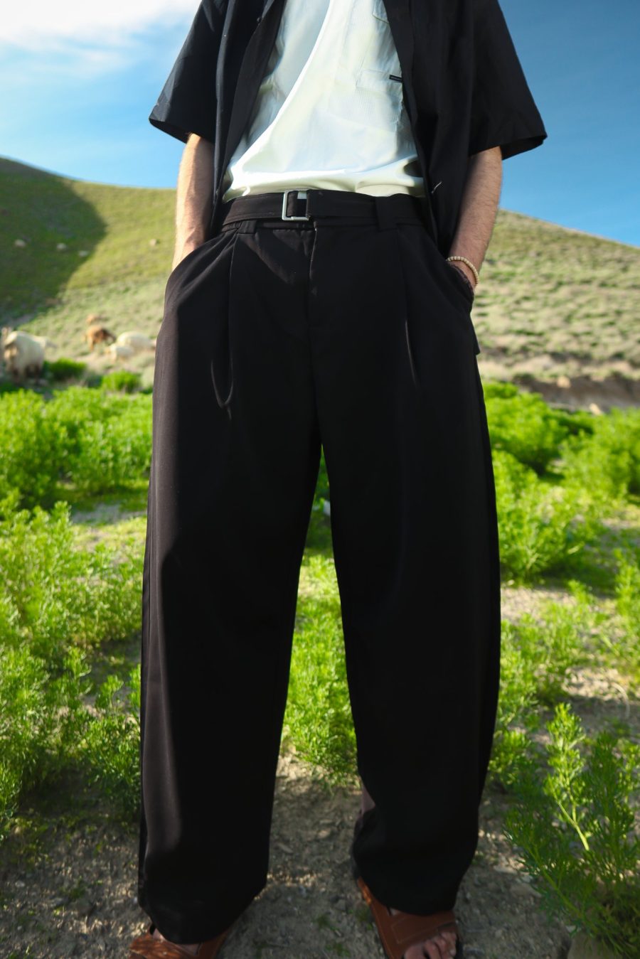 Blach Korean Trouser