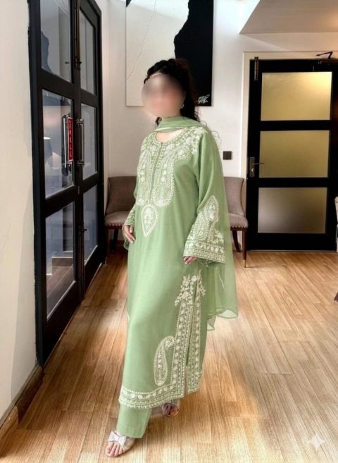 LAWN 3PC EMBROIDERED